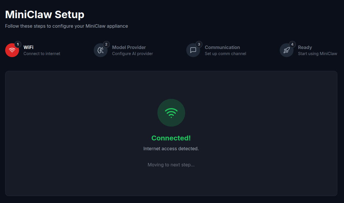 Internet connection check